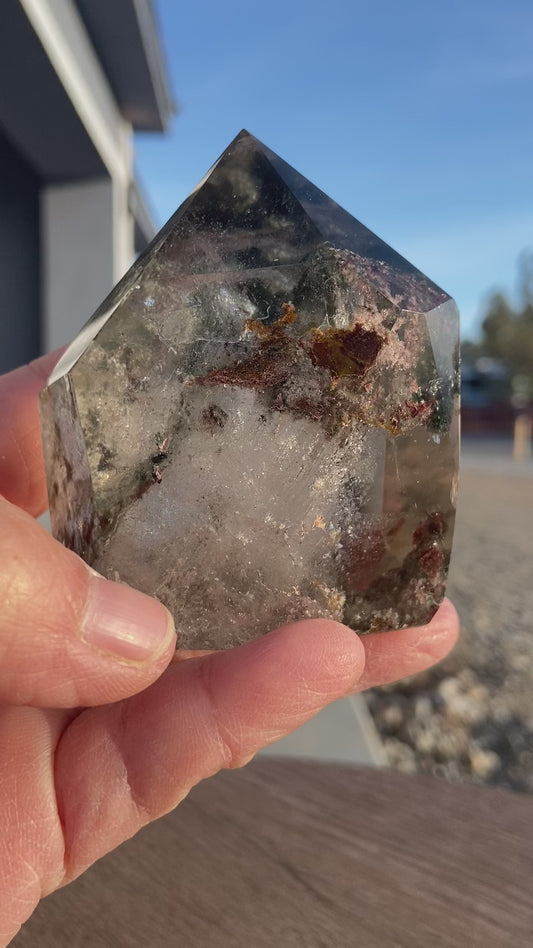 GARDEN QUARTZ (LODOLITE) FREE FORM